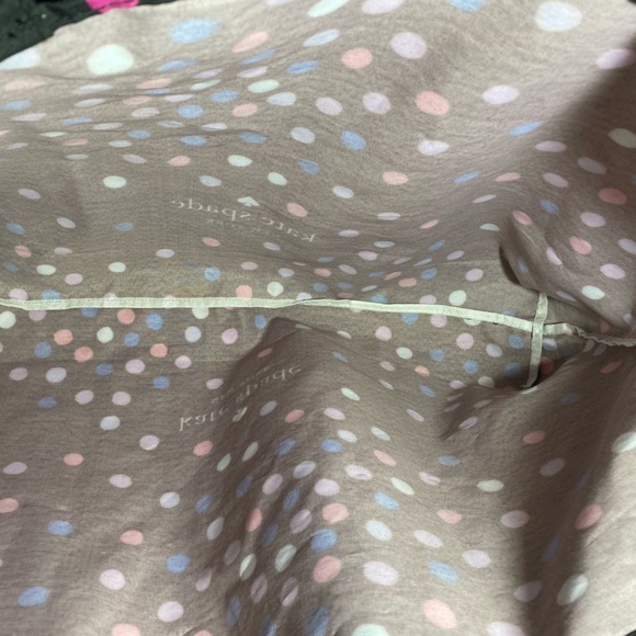 Kate Spade Large Colorful Polka Dot Tote Bag GUC - Picture 4 of 6